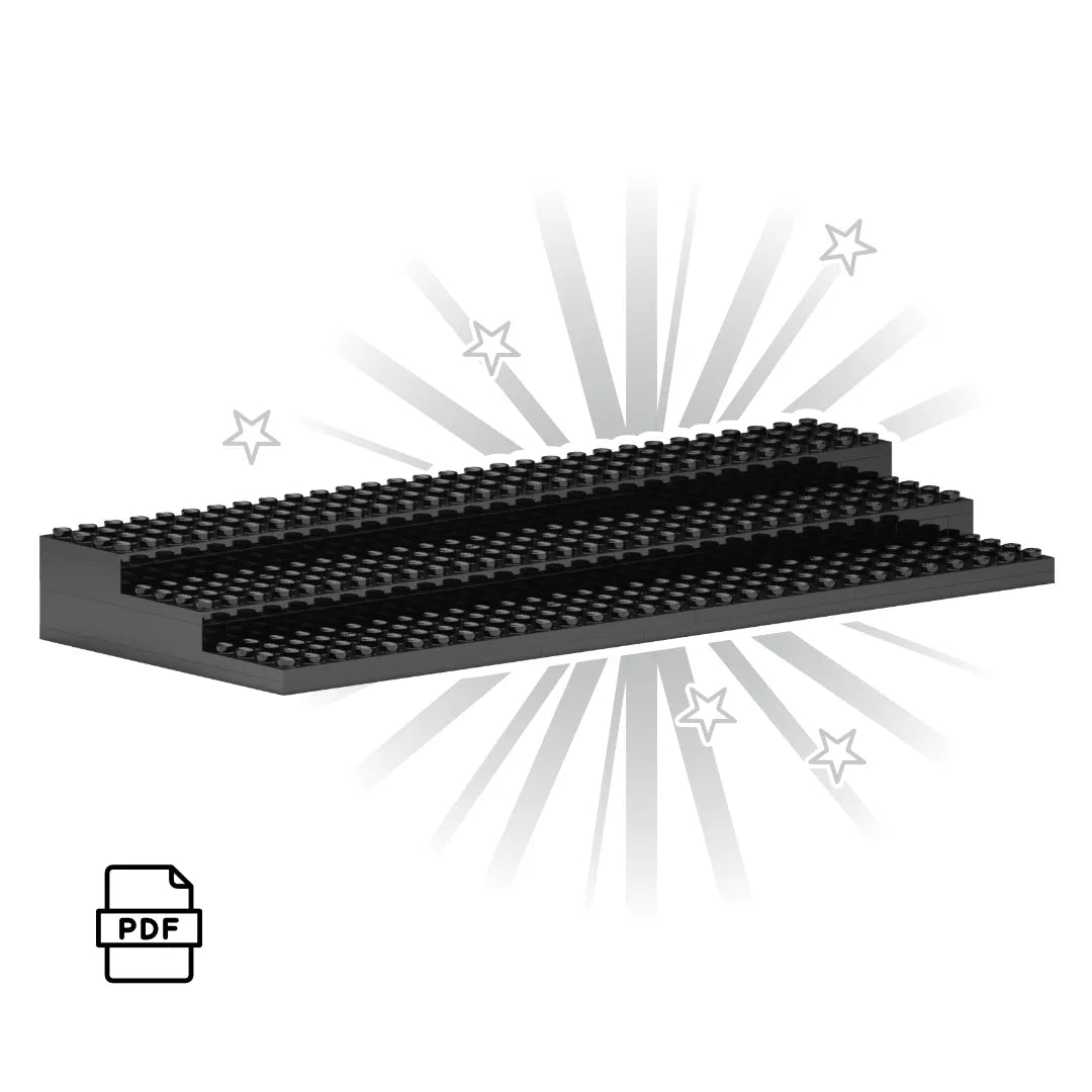 Building Instruction for Minifigure Stand