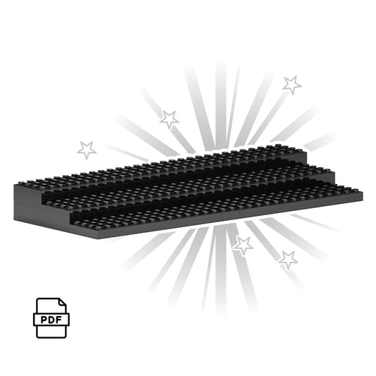 Building Instruction for Minifigure Stand